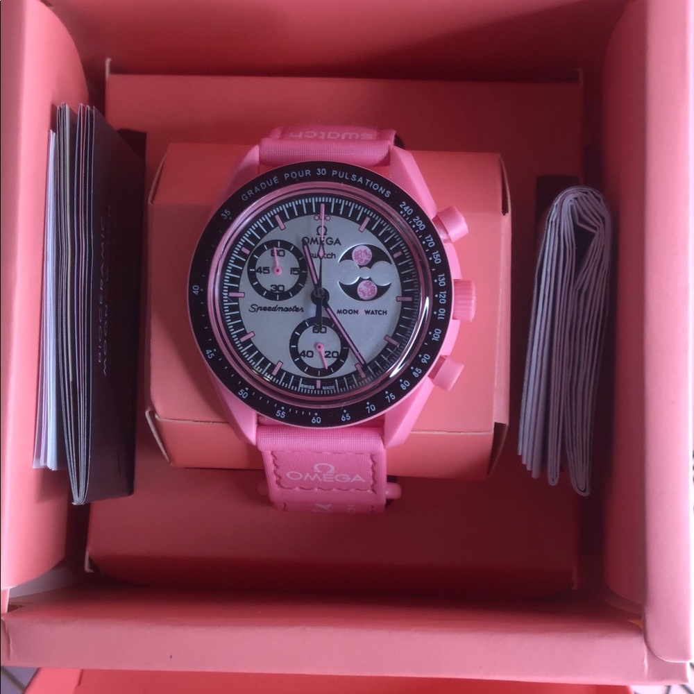 Swatch x Omega MoonSwatch MISSION TO THE PINK MOONPHASE Watch